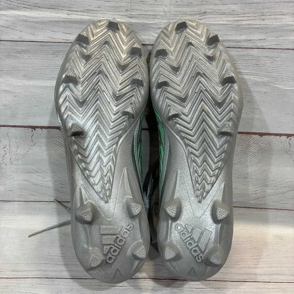 Adidas Adizero 12.0 Flash Football Cleats‎ Gray Green 13.5 IG9573 NEW